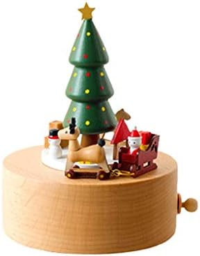 Gretd Christmas Tree Caixa de Música de Música de Música Caixa de Música Papai Noel