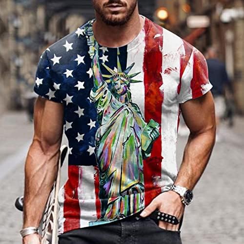 Camiseta atlética de zdfer masculino masculino camisetas patrióticas americanas camisetas