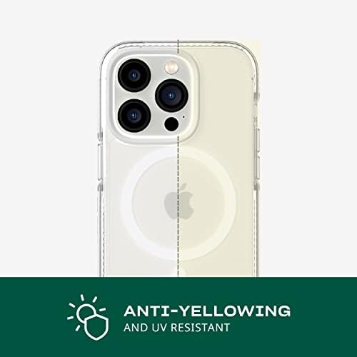 Tech21 iPhone 14 Pro Evo Crystal Compatível com MagSafe®-Caixa de telefone transparente resistente ao choque e resistente a arranhões