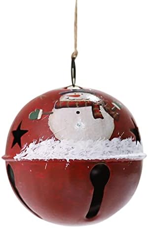 XIOS Decoração de Natal 2022 Decorações de Natal Creld Sells Sinos de Santa Snowman Sinos Pequenos Pingentes de Cetins Vintage Bolas de Natal