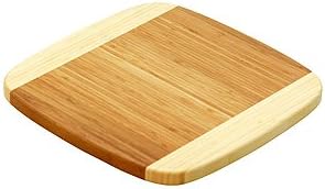 Simplesmente Bamboo CBN112 NAPA Bamboo Wood Cutting para cozinha | Placa de corte | Escultura de legumes, frutas, carne - 12 '' x 12 x 0,75