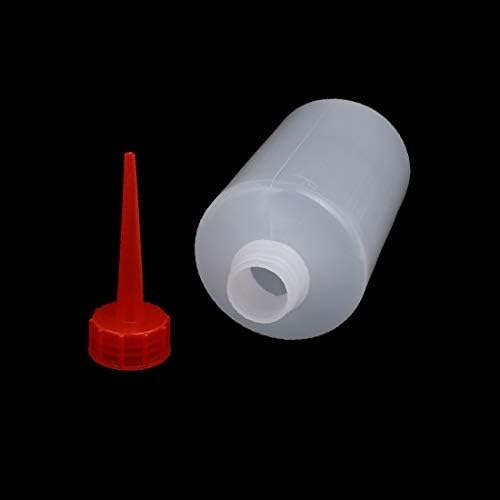 X-dree 500ml de plástico macio de plástico reto bico garrafa de óleo de dispensação industrial (novo LON0167 500ml Soft apresentado