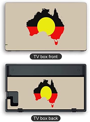 Adesivos de mapa da bandeira aborígine australia