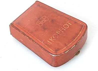 Vintage Original Ikon Ikophot Light Meter Art Deco em Caso de Couro