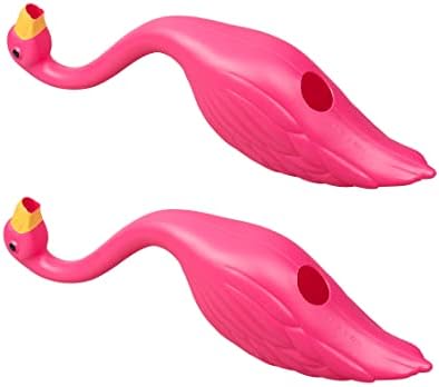 Andbird 2pcs Pink Flamingo Beer Bong para festas de despedida de solteira, presentes da faculdade, aniversários e festas ao