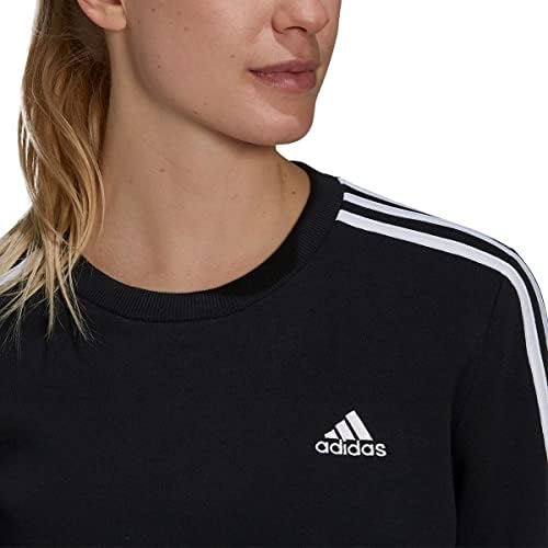 Adidas Women's Essentials 3-Stripes Fleece Sweetshirt