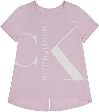 Camiseta gráfica de manga curta de Calvin Klein Girls