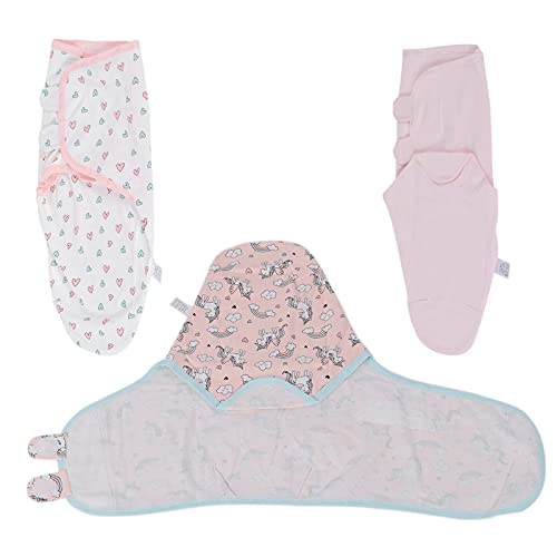 3 Pack Cotton Baby Swaddle Cobertor