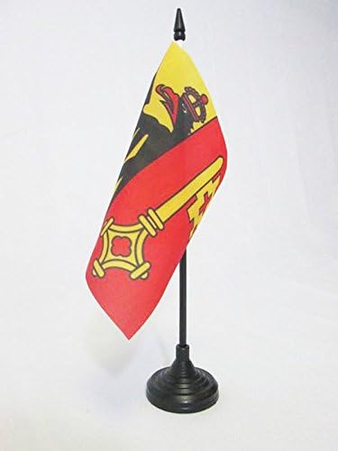 Az Flag Canton da bandeira da tabela de Genebra 5 '' x 5 '' - Genebra - bandeira da mesa ge 15 x 15 cm - palito de plástico