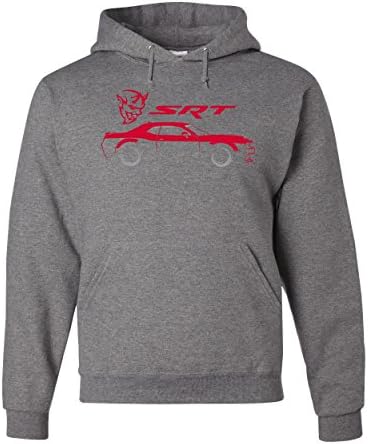 Tee Hunt Dodge Challenger SRT Demon Hoodie American Muscle Car Hemi Sweatshirt