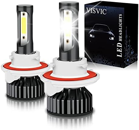 Visvic Fit para Ford Focus LED FELIZ, H13/9008 Altos e baixos Bulbos de feixe LED Kits de conversão 6000K White frio, IP67 à prova d'água,