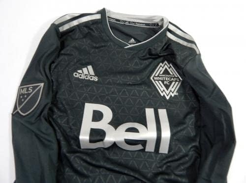 2018 Vancouver Whitecaps FC Russell Teibert 31 Game usado Black Jersey 1 - camisas de futebol autografadas