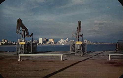 Bombas no Pier A Long Beach, California CA Original Vintage Postcard