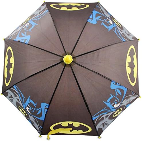 DC Comics Kids Umbrella, Batman Rain Wear para meninos de 3 a 6