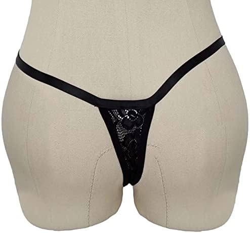 Maske Panties sexy para mulheres travessuras por sexo/reproduzir bordados de renda, veja através de tangas CRISS Bandage baixa cintura