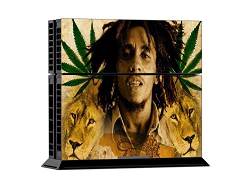 CSBC Skins Sony PS4 Design Foils Conjunto de placas frontais - Bob Marley Design