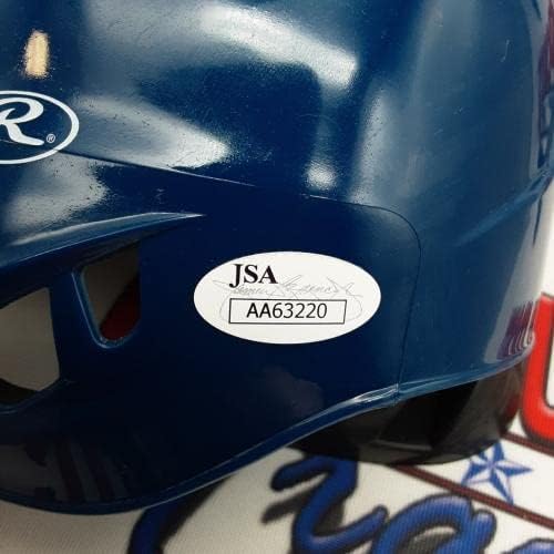 Andruw Jones autêntico assinado Mini capacete autografado JSA - Mini capacetes MLB autografados