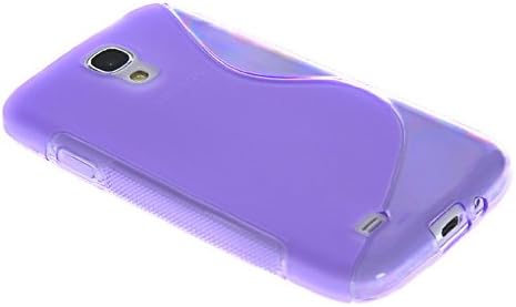 Linha genérica de gel macio S Silicone Back Case para Samsung Galaxy S4 i9500 roxo