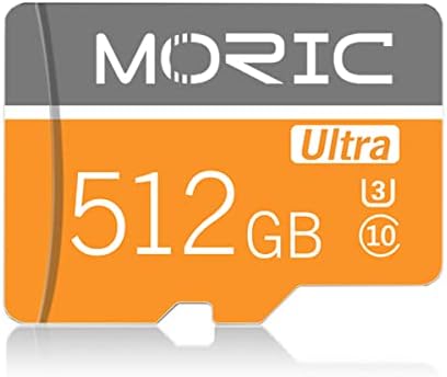 512 GB Micro SD Card de alta velocidade Classe 10 Cartão de memória com adaptador para smartphone, câmera, drone, switch