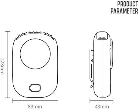 AMAYYAFS Small Fan Mini Hand Handd Electric Fan Handsfree Electric Fan Body Refrigendo ventilador elétrico portátil