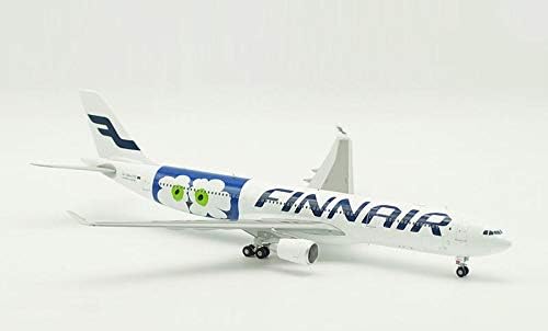 JC Wings Finnair Airbus A330-300 Oh-LTO Poppy 1/200 Aeronave de modelo de plano de diecast