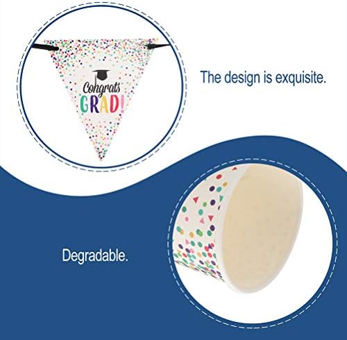 Placas descartáveis ​​1 conjunto de graduação Placas de papel Copo Copo guardanapos de kit kit kit kit kit kit decoração para celebração