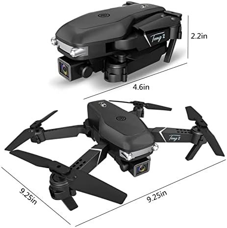 Qiopertar drone com dupla câmera 1080p hd fpv controle remoto brinquedos de brinquedos para meninos meninas com altitude