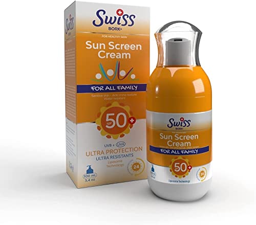 Creme de tela do sol suíço SPF 50+ 100ml para toda a família Ultra Protection