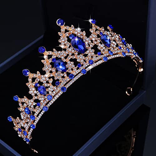Kamirola - Rainha Crown e Tiara Princess Crown for Women and Girls （01)