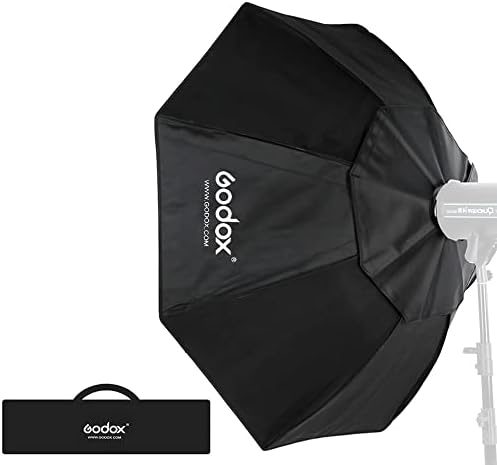 Godox Softbox Octogonal Softbox Umbrella Softbox 47 / 120cm Honeycomb Softbox com suporte de Bowens para VL150 VL300 SL150III SL300III SK400II DP400III DP600III AD600 Ad400Pro