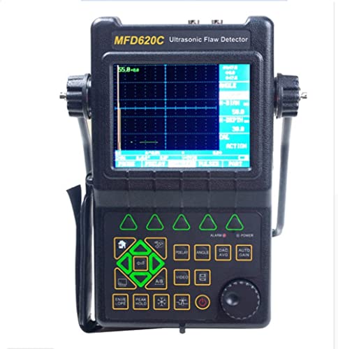 Medidor de detector de falha ultrassônico digital com medição de 0 a 6000 mm na velocidade de aço TFT LCD Display