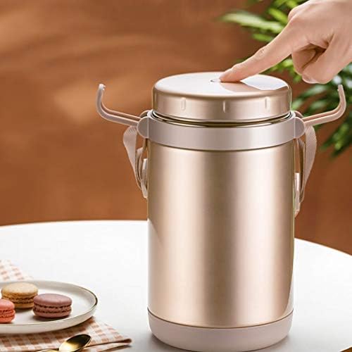 CuJux Champagne Gold IsolleLet Box-Alimentos de múltiplas camadas de camada