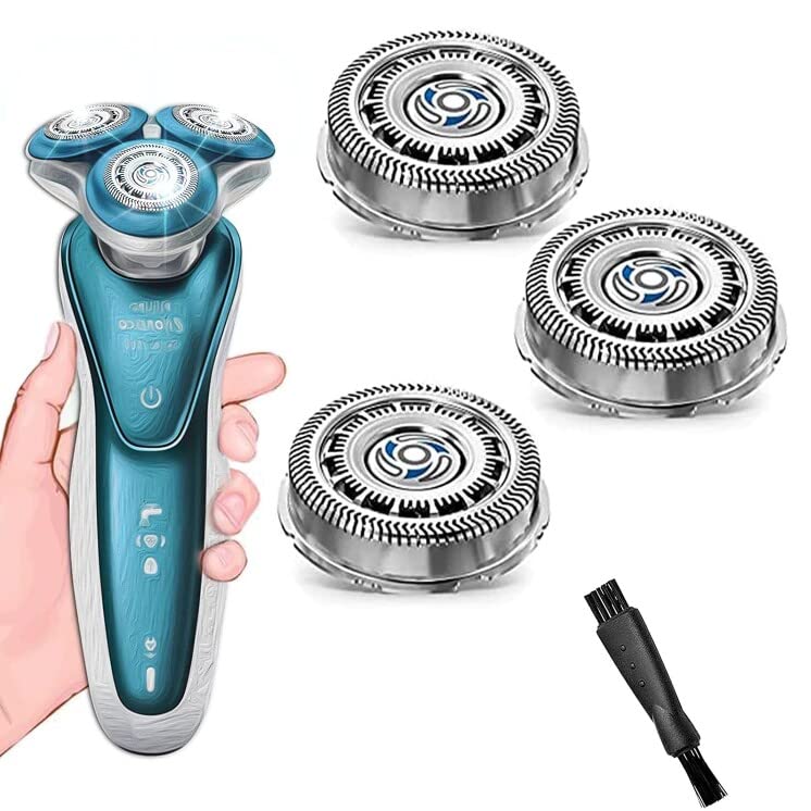 SH70 Cabeças de substituição compatíveis com a Philips Norelco Electric Razor Heads Série S7000, 7000 7500 S7370 S7371