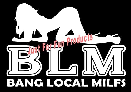 6 x 4,25 BLM BANG LOCAL MILFS NAKED Lady Vinyl Die Cut Decal Bumper adesivo, janelas, carros, caminhões, laptops, etc.