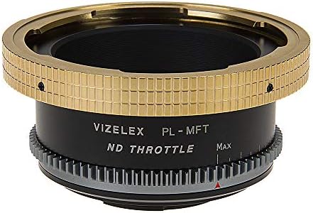 Vizelex Cine e adaptador de lente do acelerador compatível com lentes Arri PL em micro quatro terços câmeras