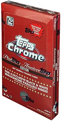 2021 Topps Chrome Platinum Anniversary Baseball Lite de 16 caixas