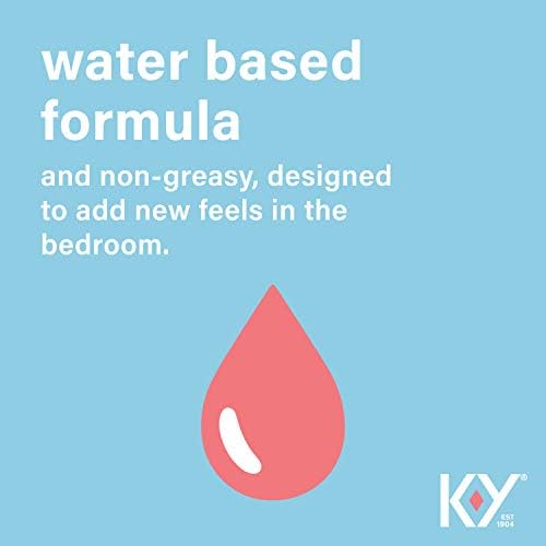 Lubrificante de formigamento K-Y, fórmula pessoal, à base de água, para homens, mulheres e casais, 1,69 fl oz