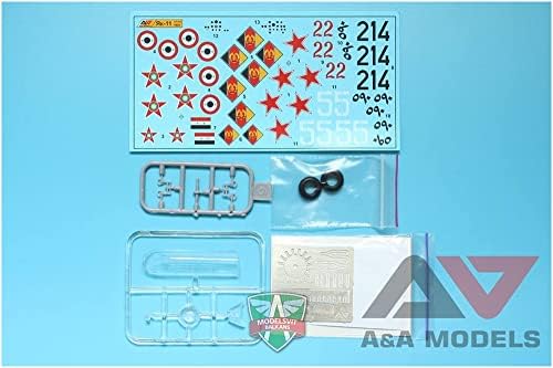 モデルズビット Modelo Bit MVA48001 1/48 Soviética Força Aérea Yakobref Yak-11 Máquina de prática de assento duplo, modelo de plástico