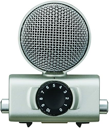 Zoom MSH-6 Cápsula do microfone do lado médio, microfones estéreo mono-compatíveis para cinema, vídeo e música, trabalha