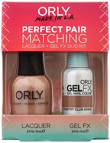 Orly perfeita par combinando laca e gel kit, country clube chaque