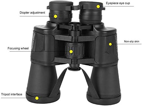 Telescópio de alta clareza 20x50 Binocular HD 10000m de alta potência para caça ao ar livre lll binocular binocular