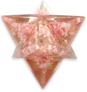 Estrela de Orgone Cristal de Cristal de Elementz para Reiki Cura, Meditação, Equilíbrio Alinhamento Fundando Energia Positiva