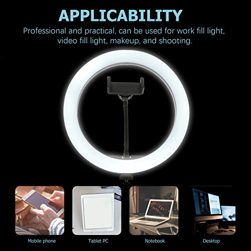 Solustre 1 Set Video Light Self Live Streaming LED Ring Ring Light para laptop computador