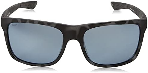 Costa Mulher Sunglasses Sun Shark Shark Acearch Frame, Lentes de espelho de prata cinza, 56mm