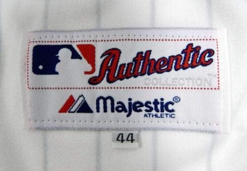 Pittsburgh Pirates Blank # Jogo emitido White Jersey Colet 44 765 - Jerseys de MLB usados ​​no jogo