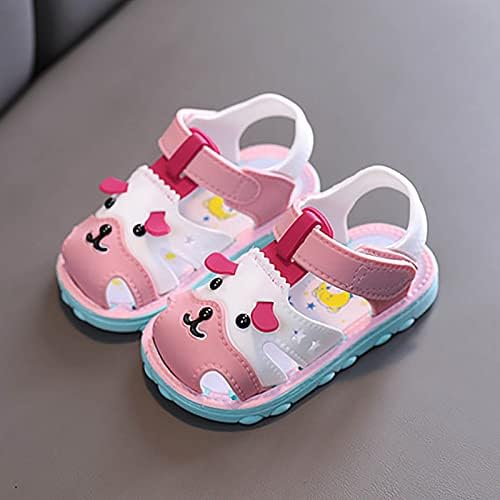 Tamanho 1 Premium infantil sandálias meninas macias não deslizam a sola de borracha para bebês sapatos de caminhada de 1 ano de garota de menina de idade