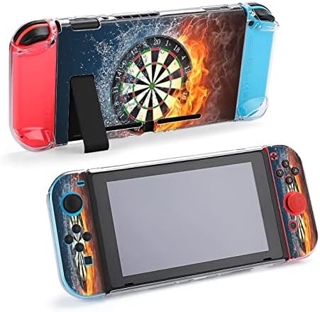 Dart Board alvo de água compatível com o switch fofo de proteção, capa impressa ancorável para Nintendo Switch e Joy-Con