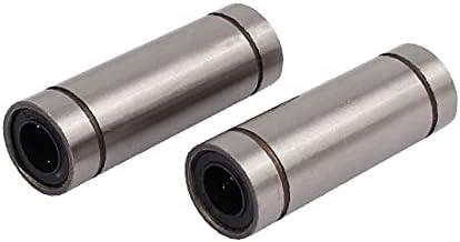X-Dree 8mm de aço carbono interno de aço duplo linear movimentação linear lm-luu8 10pcs (interior diámetro de 8 mm Acero doble lado