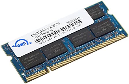 OWC 4GB PC6400 DDR2 800MHz SO-DIMM MEMÓRIA COMPATÍVEL COM IMAC 2008, MacBook 2009