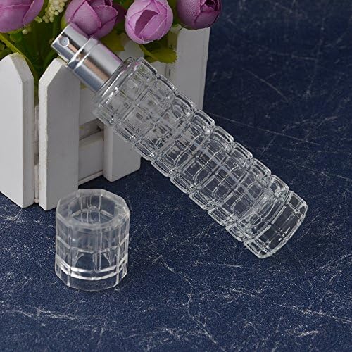 Enslz Glass de vidro vazio garrafa de perfume reabastecida atomizador de pulverização de perfume de 1 onça, garrafa de